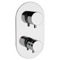 Built-in Thermostatic 3-Way Shower Diverter, Rough-In Valve Included